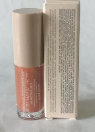 Блиск для губ fenty beauty by rihanna gloss bomb universal lip luminizer у відтінку fenty glow 2 мл3 фото