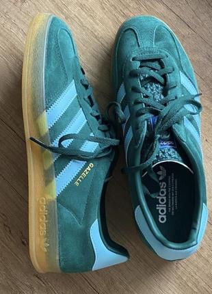 Adidas gazelle зеленые4 фото