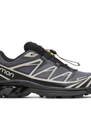 Оригинальные кроссовки фирмы – salomon xt-6 gore-tex black art. (l41663500)1 фото