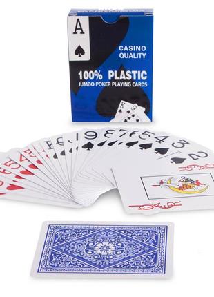 Карти гральні покерні sp-sport ig-8028 колода в 54 карти красн...