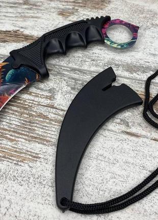 Ніж керамбіт 19 см к-107 karambit карамбіт звір hyper beahl ні...