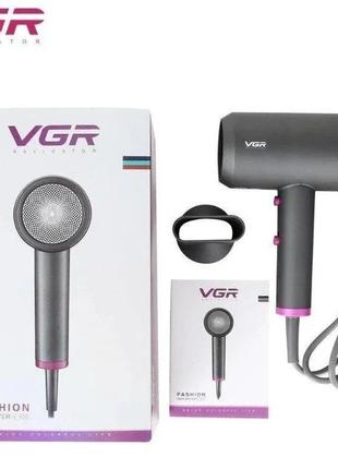 Професійний потужний фен vgr-v400 1800-2000 вт1 фото
