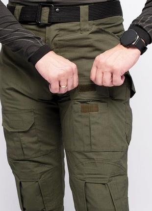 Тактичні штани (ріпстоп) pa-11 green9 фото