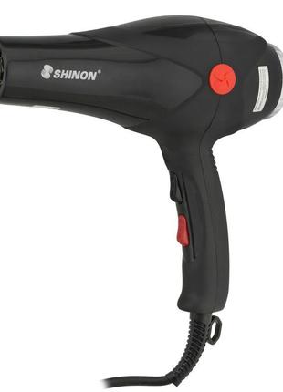 Фен для волосся shinon sh-8103 1500w black (2454)