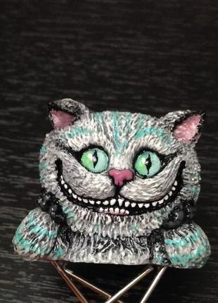 Закладка для книги чеширский кот. bookmark cheshire cat. bookmark alice in wounderland