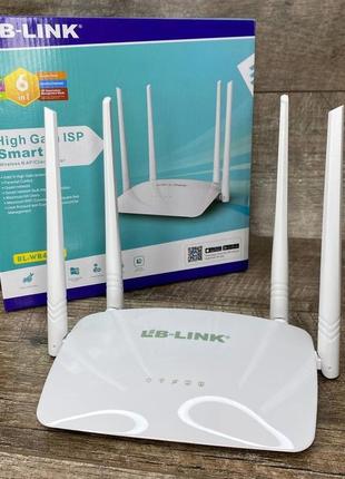 Маршрутизатор wifi bl-wr450h з 4-ма антенами 2-а портами, двод...