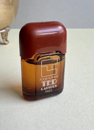Ted lapidus pour homme туалетная вода оригинал винтаж миниатюра
