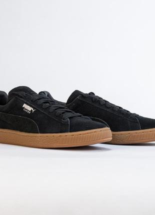 Черные кеды puma suede4 фото