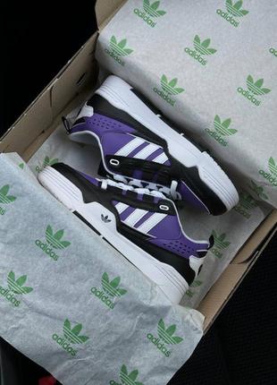 Жіночі кросівки adidas originals adi2000 black white purple7 фото