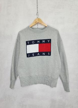 Кофта свитшот реглан худи джемпер tommy hilfiger