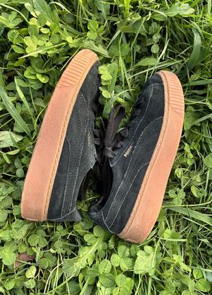 Черные кеды puma suede7 фото