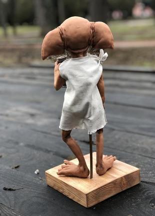 Добби 2 - домовой эльф из книг и кинофильмов о гарри потере- авторская кукла ручной работы.9 фото