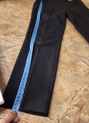 Штани чорні класика стрілки штани чернве завужені офіс стрілки школа інститут робота кишені укорочені 166 160 17010 фото