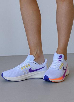 ✔️жіночі кросівки nike air zoom white purple orange5 фото