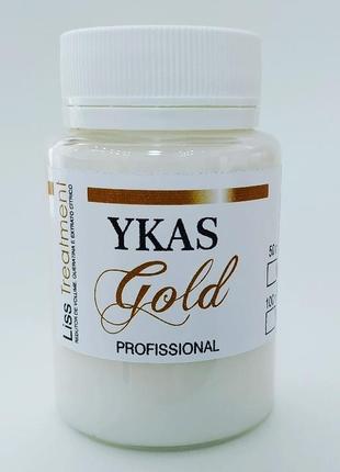 Ykas gold кератин для выпрямления волос2 фото