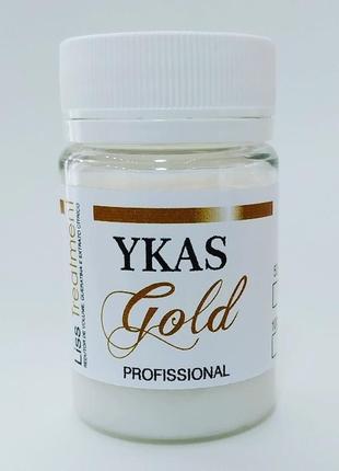 Ykas gold кератин для выпрямления волос3 фото