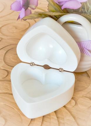 Футляр "white heart"  для кольца, обручального кольца,обручки, каблучки,на свадьбу,на помолвку.3 фото