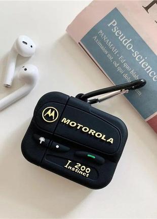 Чехол для наушников моторола apple airpods 1-2 motorola series1 фото