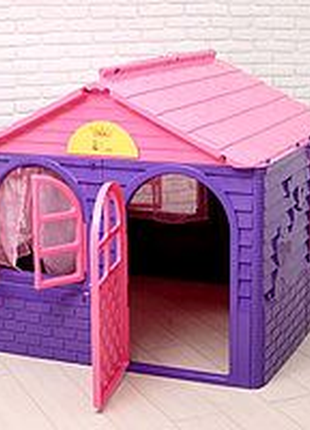 Дитячий пластиковий будиночок середній тм"долоні"5 фото