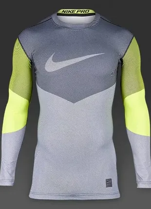 Компрессионный комплект nike рашгард+тайтсы nike pro hyperwarm4 фото