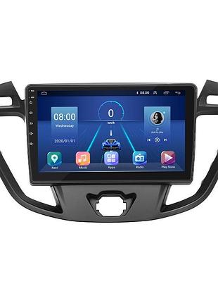 Штатна магнітола lesko для ford tourneo custom i 2012-2018 екран 9" 4/64gb 4g wi-fi gps top