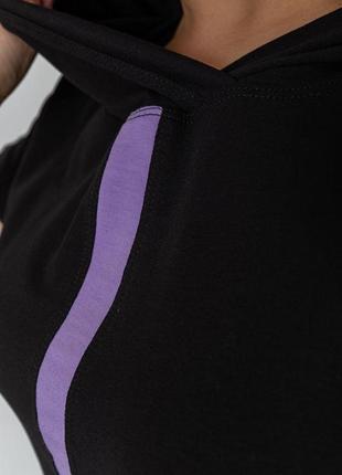 Костюм жіночий колір чорно-фіолетовий 102r51595 фото