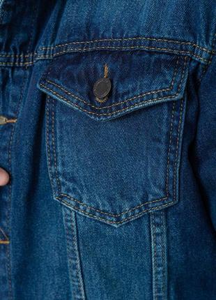 Джинсова куртка чоловіча колір темно-синій 157r01835 фото