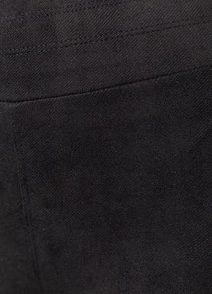 Лосини тканина замша 102r3219 колір чорний5 фото