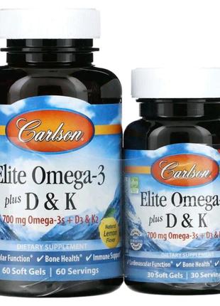 Elite omega-3 plus d & k