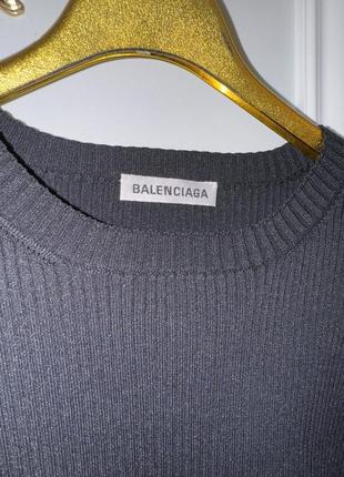 Лонгслив модного дома «balenciaga»2 фото