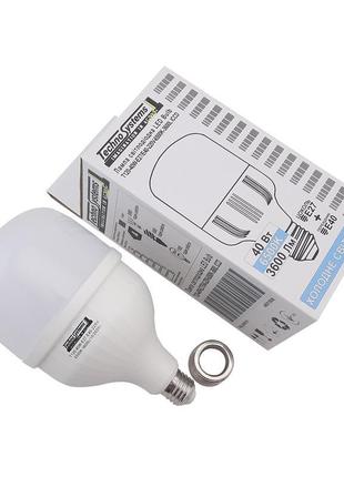 Лампа світлодіодна led bulb-t120-40w-e27-е40-220v-6500k-3600l ...