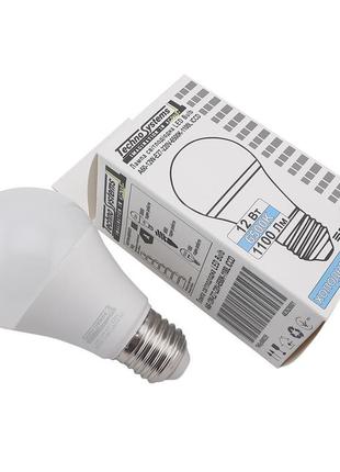 Лампа світлодіодна led bulb-12w-e27-220v-6500k-1100l iccd (куля)1 фото