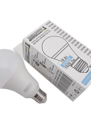 Лампа світлодіодна led bulb-a80-18w-e27-220v-6500k-1620l iccd ...1 фото