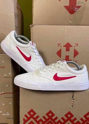 Мужские кеды кроссовки nike sb charge canvas1 фото