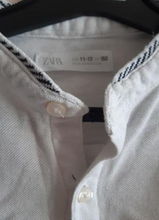 Рубашка-поло бренд zara, размер 11-12 лет.3 фото