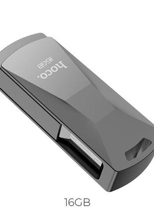 Флешка hoco usb flash disk wisdom high-speed flash drive ud5 16gb