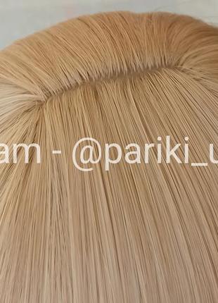Длинный парик блонд, прямая, термостойкая, с чуточкой, новая, парик4 фото