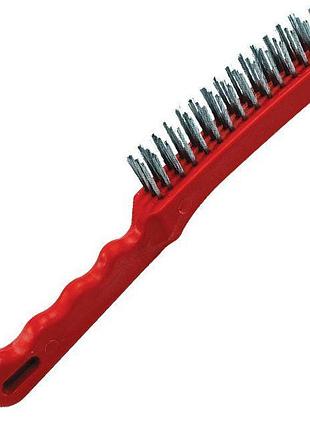 Щітка ручна 5-рядна, пластиковий корпус bt-0008 intertool