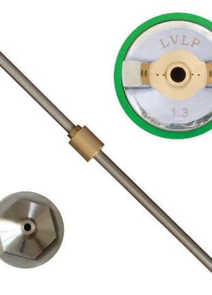 Комплект форсунок lvlp 1.3 мм проф pt-2013 intertool
