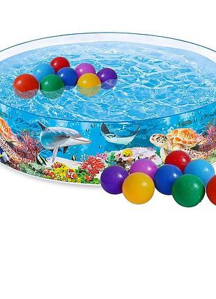Басейн дитячий надувний intex 58472-1 «океанський риф», 244 х ...
