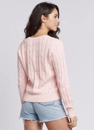 Джемпер оригинальный polo ralph lauren кардиган толстовка оригинал свитер свитер кофта блуза вязаный реглан лонгслив xs s m розовый3 фото