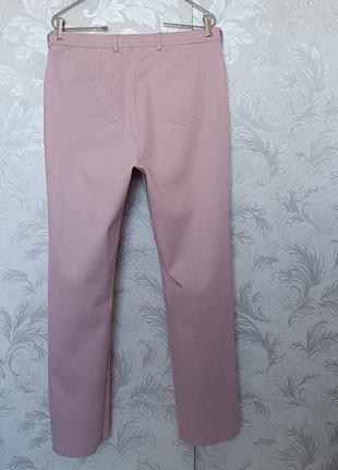 Р 14 / 48-50 стильные  пудрово-розовые джинсы штаны брюки длинные стрейчевые хлопок avena4 фото
