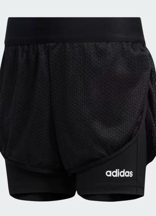 Шорти спортивні 2в1 adidas climalite 11-12р.