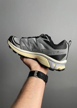 Мужские кроссовки salomon xt-6 expanse grey black⚡️4 фото