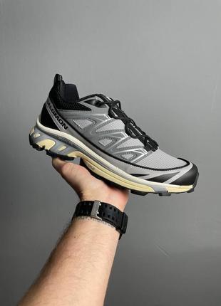 Мужские кроссовки salomon xt-6 expanse grey black⚡️7 фото