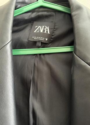 Піджак zara з еко шкіри2 фото