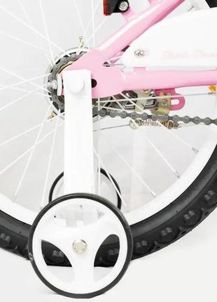 Велосипед дитячий двоколісний 12" для дівчинки маленький лебід...3 фото
