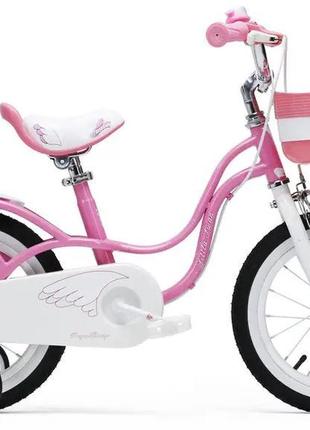 Велосипед дитячий двоколісний 12" для дівчинки маленький лебід...6 фото