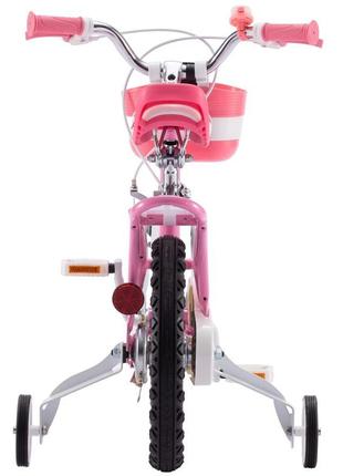 Велосипед дитячий двоколісний 12" для дівчинки маленький лебід...7 фото