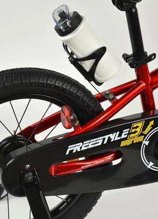 Велосипед royalbaby freestyle rb16b-6 дитячий двоколісний черв...4 фото